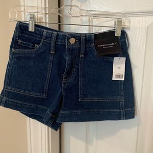 Banana Republic denim shorts.